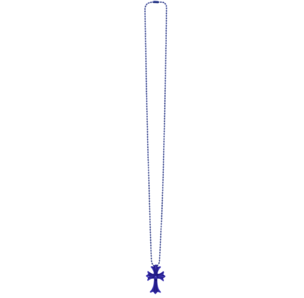 Chrome Hearts Silichrome CH Cross Pendant Dark Blue 2025