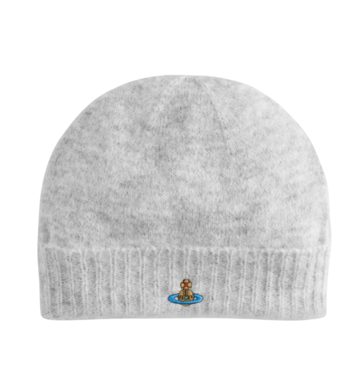  Fluffy Beanie in Grey