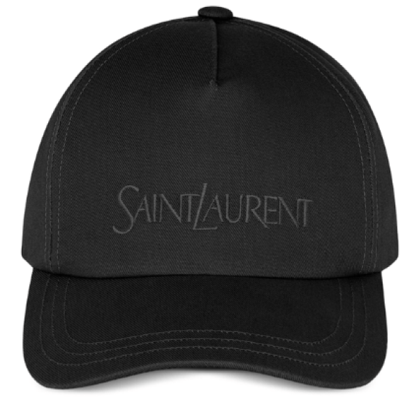 Saint Laurent cap - black