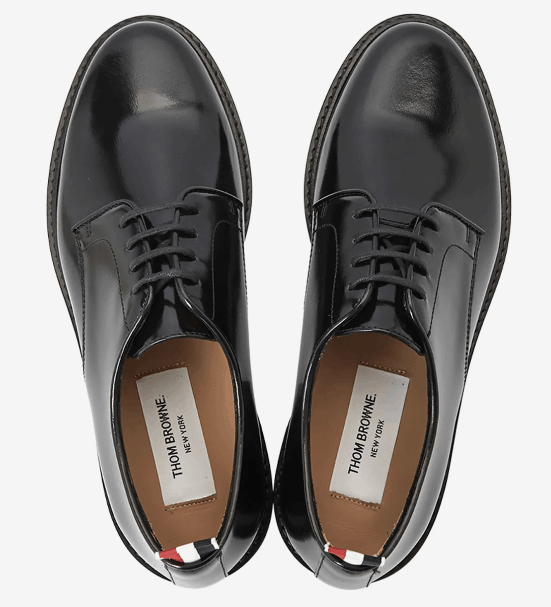 Thom Browne Shiny Calfksin Uniform Shoes Black