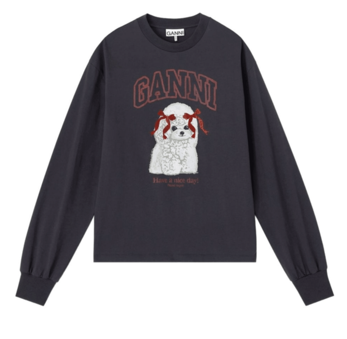 GREY POODLE LONGSLEEVE 
