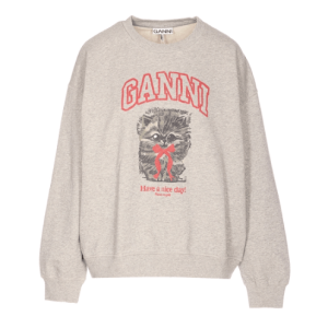 GREY KITTY SWEATSHIRT 