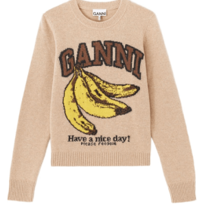 GRAPHIC WOOL JUMPER 