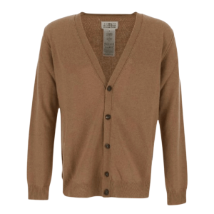 Maison Margiela Cashmere Cardigan Almond