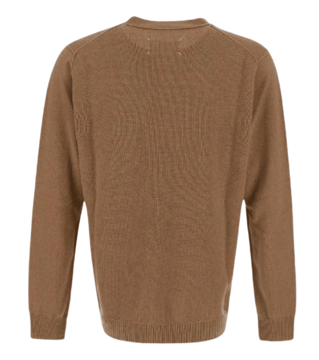 Maison Margiela Cashmere Cardigan Almond