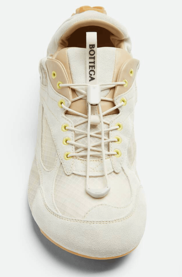 Bottega Veneta Nylon Trek Orbit Flash Sneaker in String Tufo