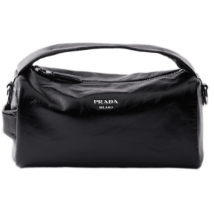 Prada Leather Shoulder Bag Black