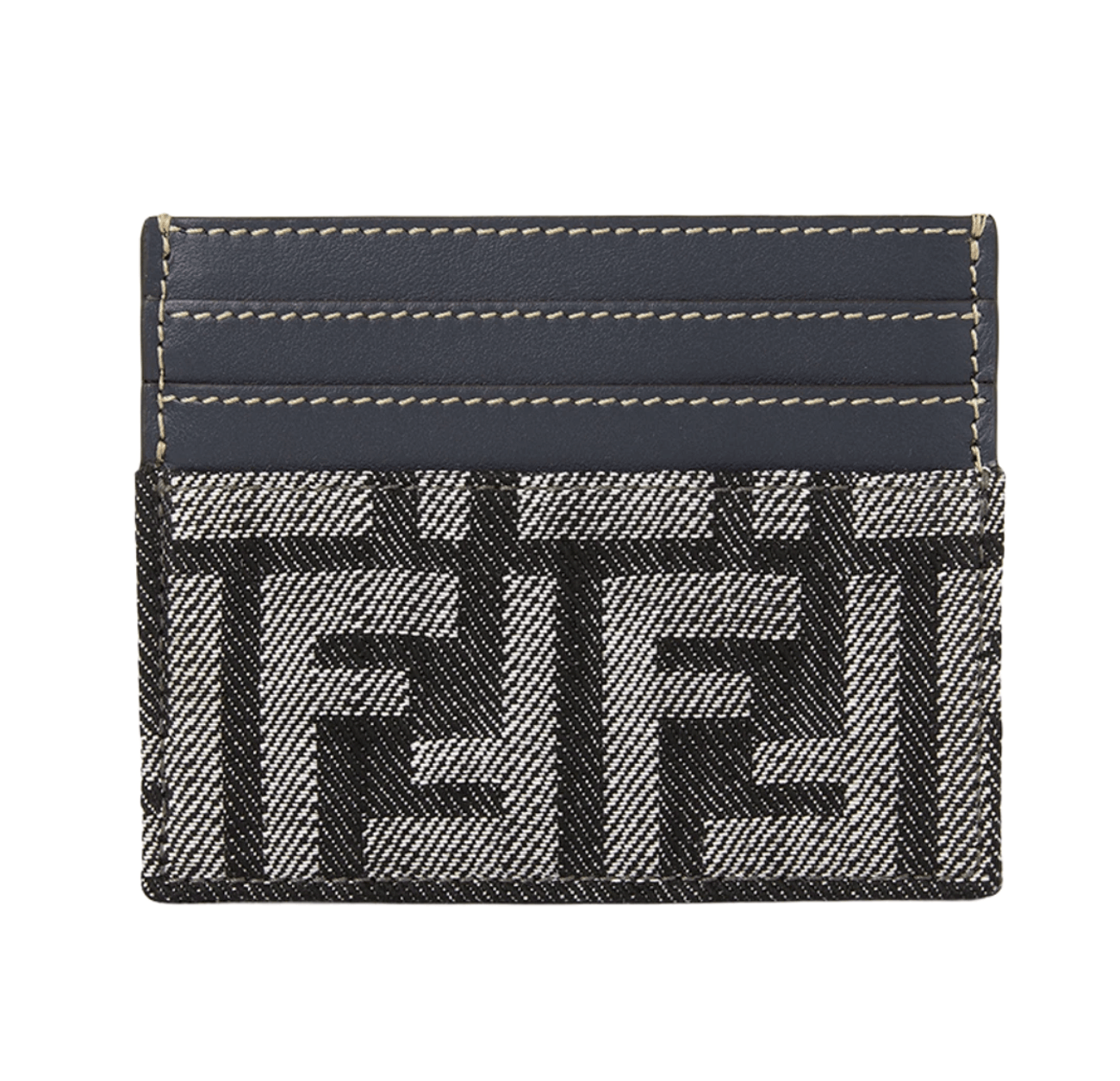 Fendi Baguette Card Case Dark Blue