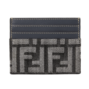 Fendi Baguette Card Case Dark Blue