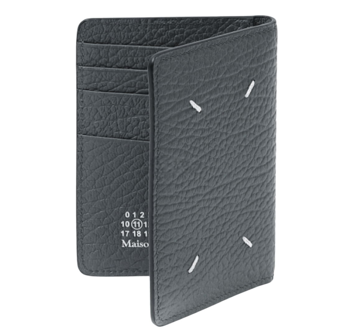 Maison Margiela Stitch Card Holder Wallet Gray