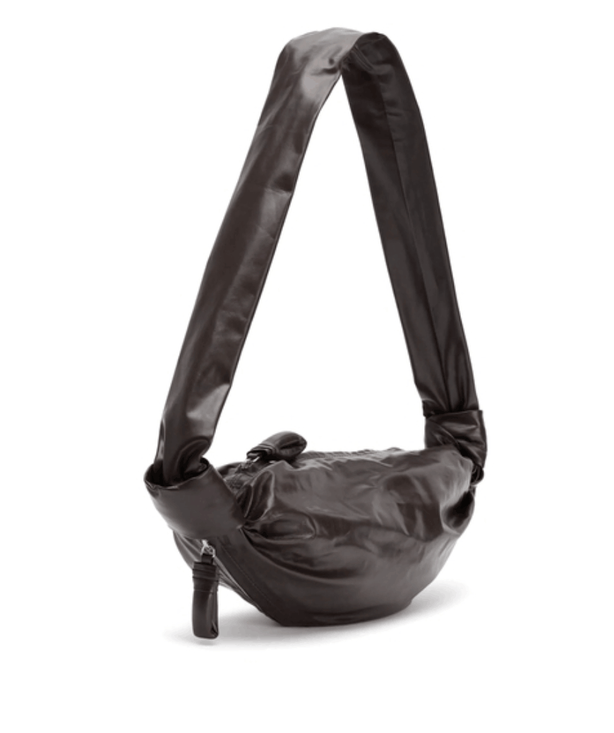 Lemaire Croissant Soft Small Bag in brown