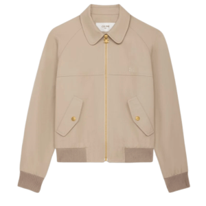 TRIOMPHE BLOUSON JACKET IN COTTON GABARDINE 