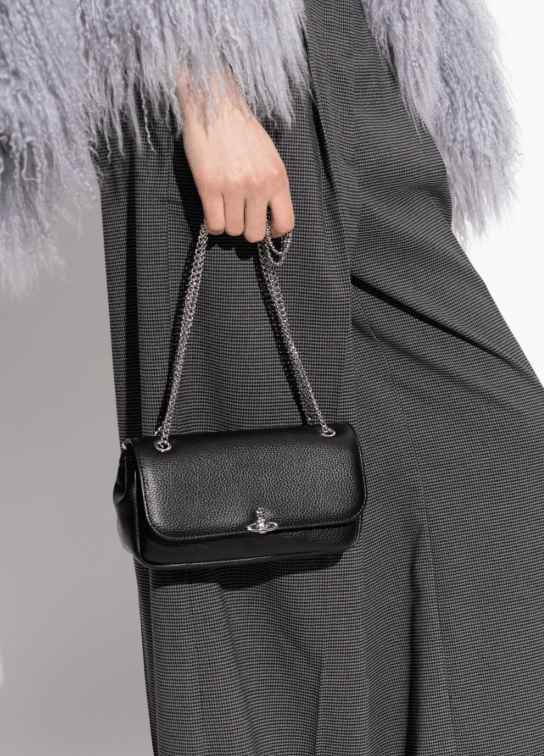 Black Shoulder bag with logo Vivienne Westwood