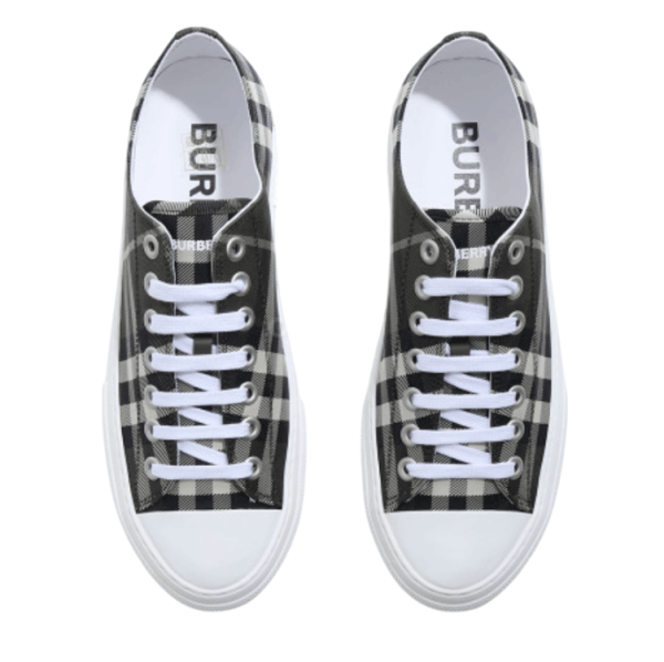 Burberry Check Nylon Blend Sneakers Thicket 
