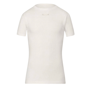  Maison Margiela Fancy Rib T-Shirt Off White