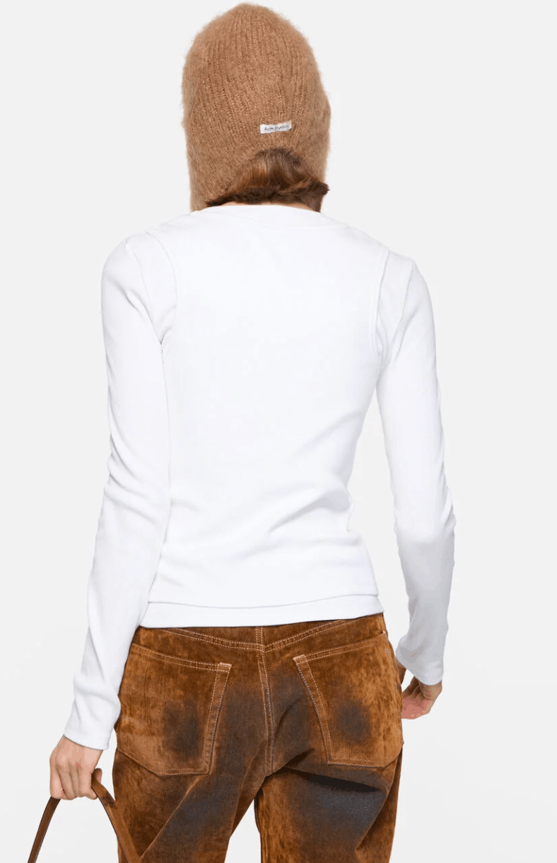 Layered logo t-shirt - Optic White