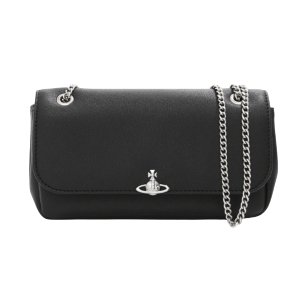 Black Shoulder bag with logo Vivienne Westwood