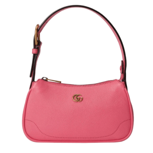 Gucci Aphrodite Mini Shoulder Bag Pink Leather