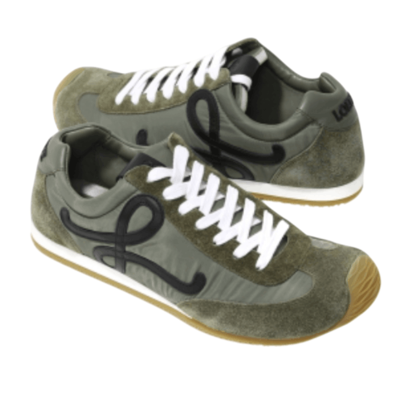 Ballet Runner 2.0 in Nylon & Calfskin 