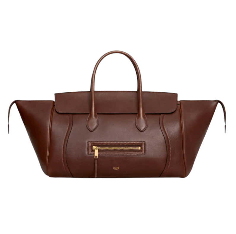 MEDIUM NEW LUGGAGE IN SUPPLE SHINY LAMBSKIN 