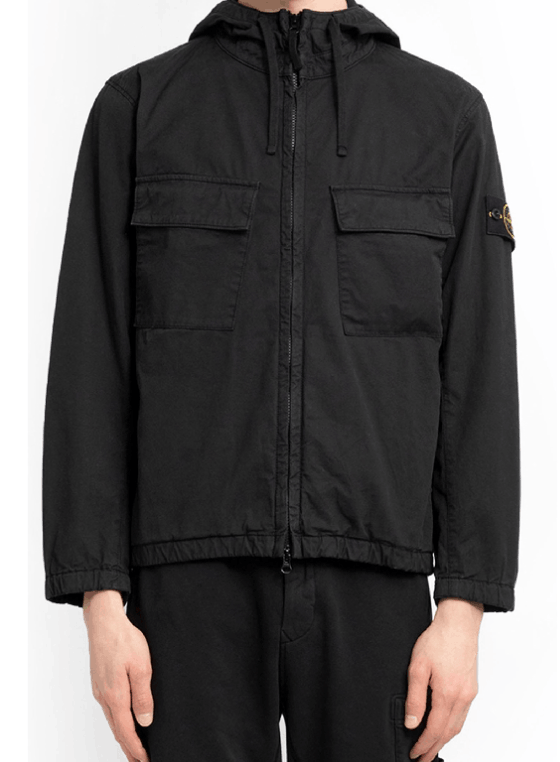 42610 Supima® Cotton Twill Stretch-TC Hooded Jacket 