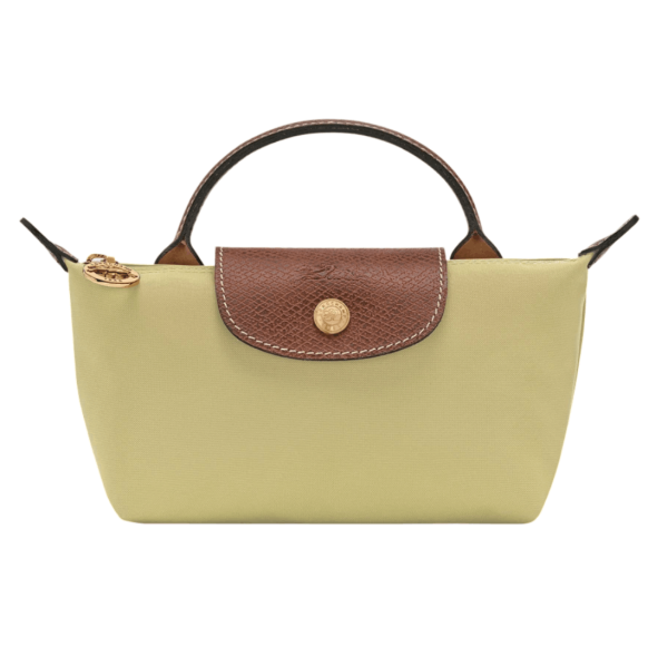 Longchamp Le Pliage Original Pouch with Handle Pistachio