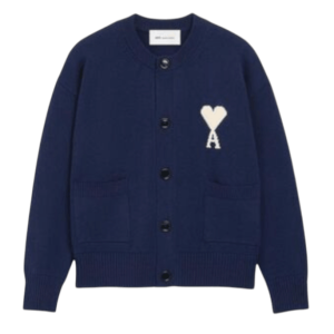 Ami Alexandre Mattiussi Cardigan with logo 