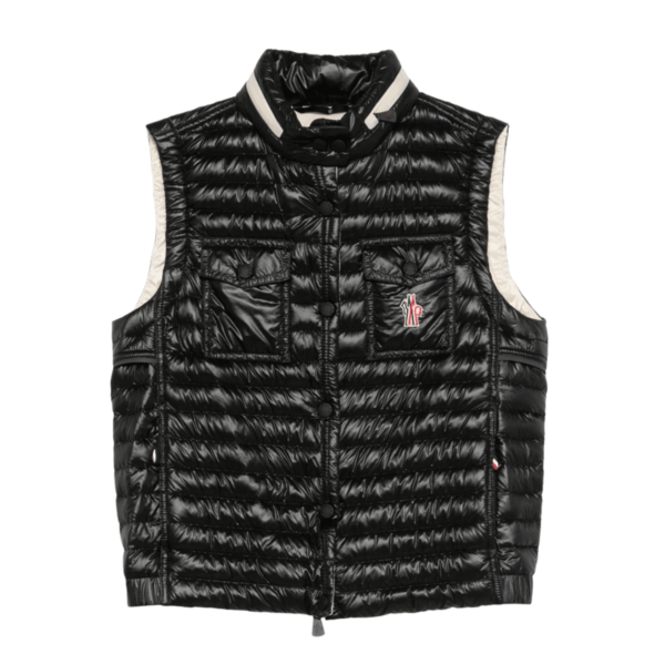 (W) Moncler grenoble Gumiane Padding Vest Black - 25SS