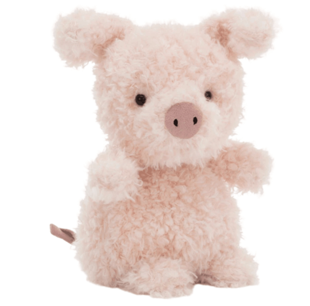 Jellycat Little Pig Fuzzy Pink
