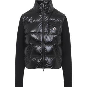 MONCLER Padded wool cardigan 
