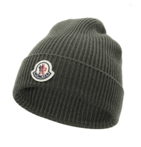 Moncler Wool Beanie Olive Green 