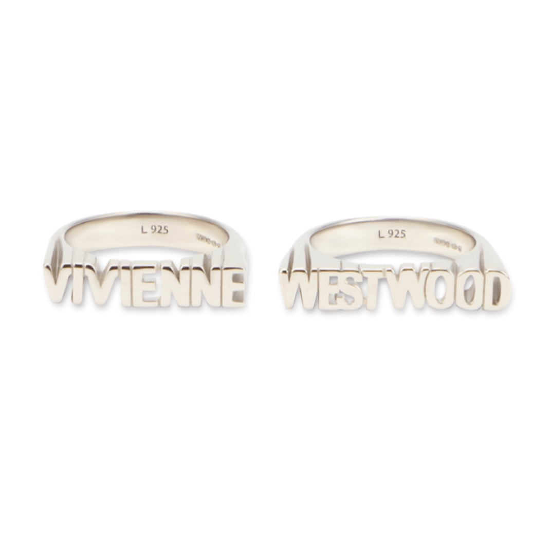 Vivienne Westwood Set Of Two Rings Essex 