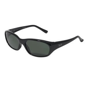 Ray-Ban DADDY-O II Polished Black Frame Green Classic G-15 Lenses