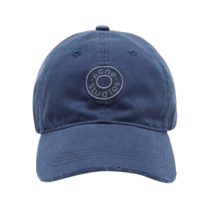 Distressed logo cap - Dark navy