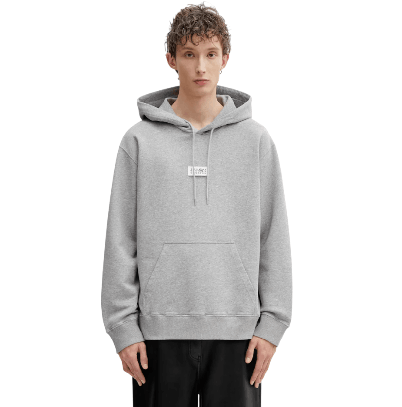 MM6 Maison Margiela Numeric Hoodie Light Grey