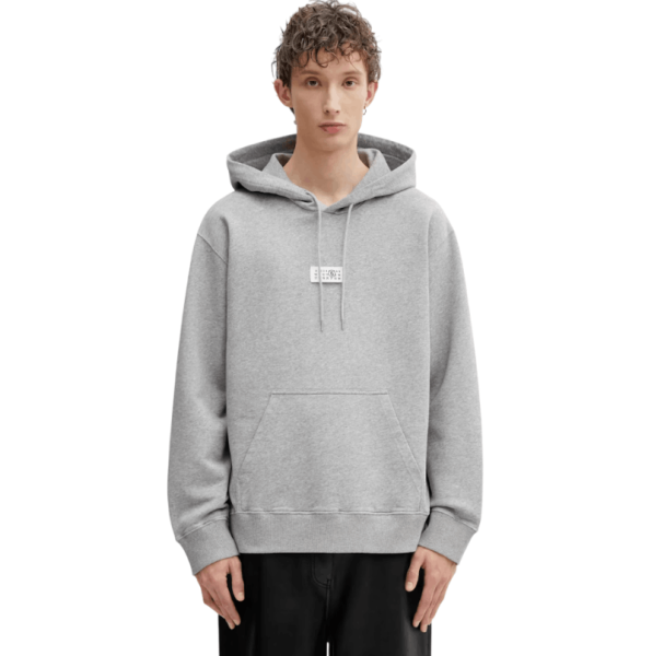 MM6 Maison Margiela Numeric Hoodie Light Grey