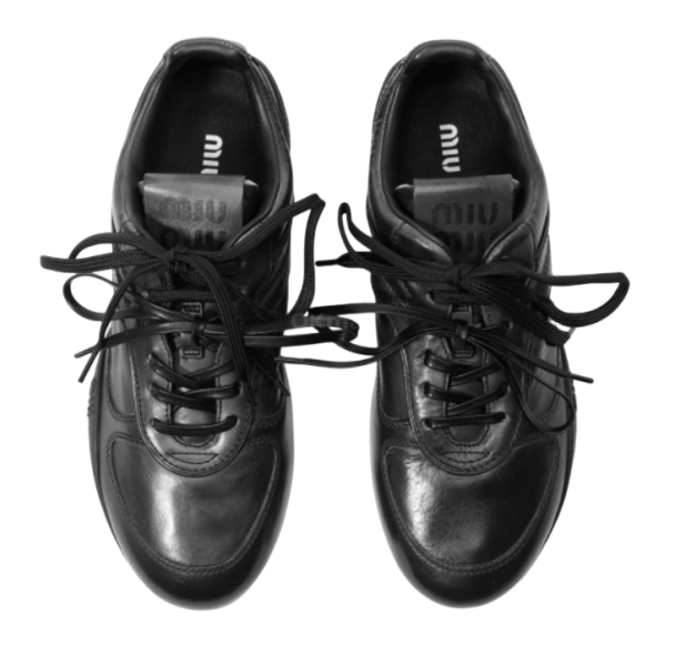 Miu Miu Black Gymnasium Donna Leather 