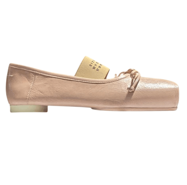 Mm6 Maison Margiela Pink Flat Shoes