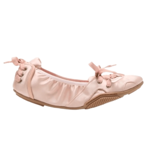 Acne Studios Women's Pink Satin Lace-Up Shoes