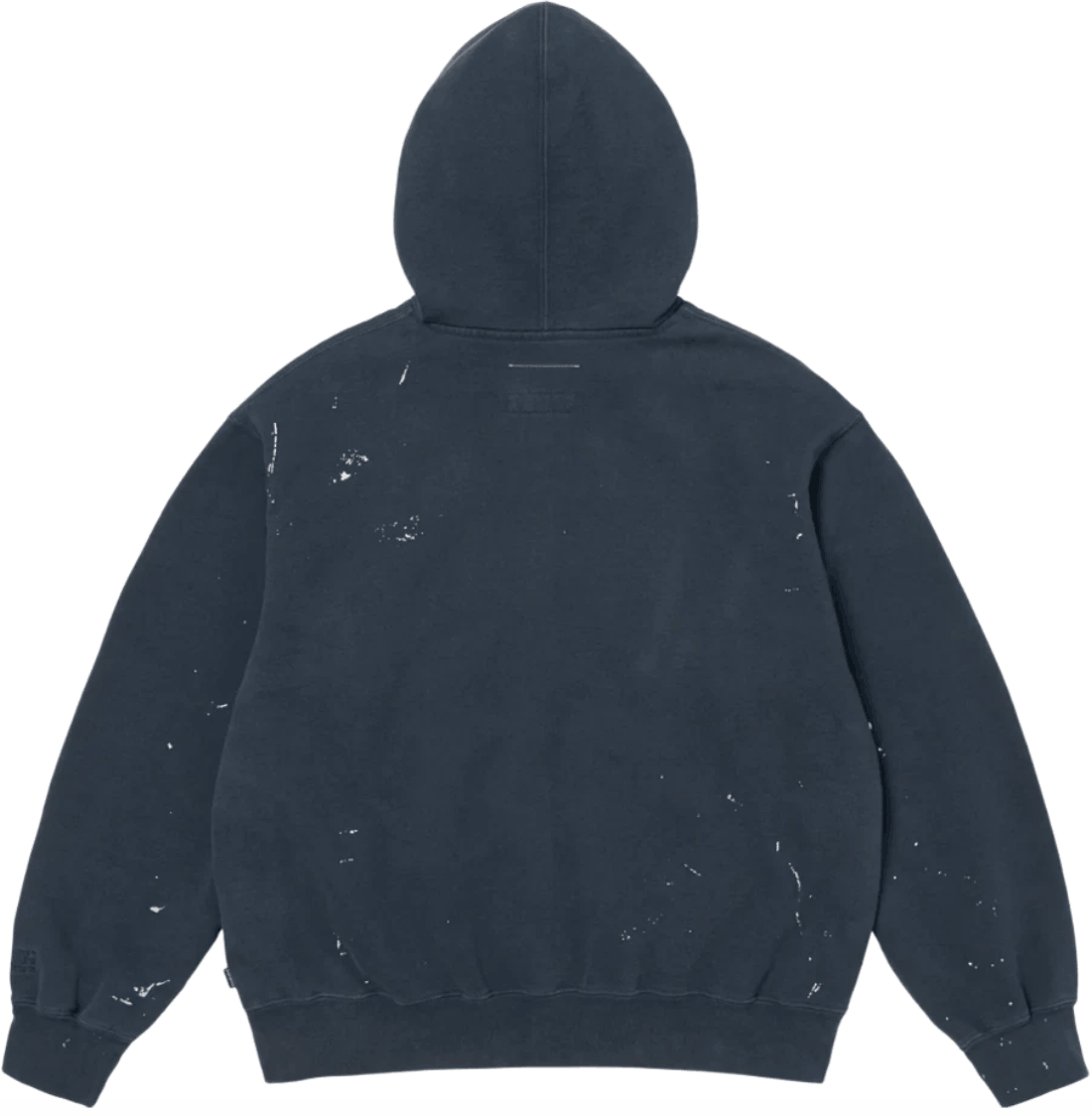 Supreme x MM6 Maison Margiela Box Logo Zip Up Hooded Sweatshirt Navy - 26SS