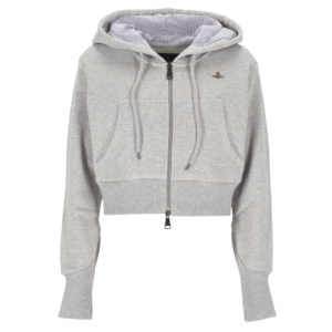 Vivienne Westwood Hooded Striped Knitwear Grey