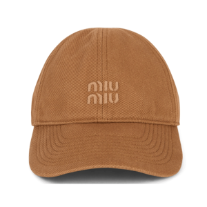 Miu Miu Logo Embroidered Baseball Cap