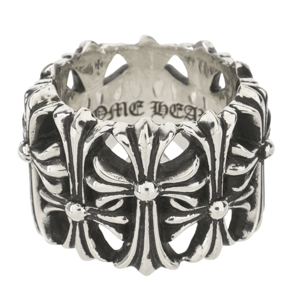 Chrome Hearts Cemetery Ring Silver