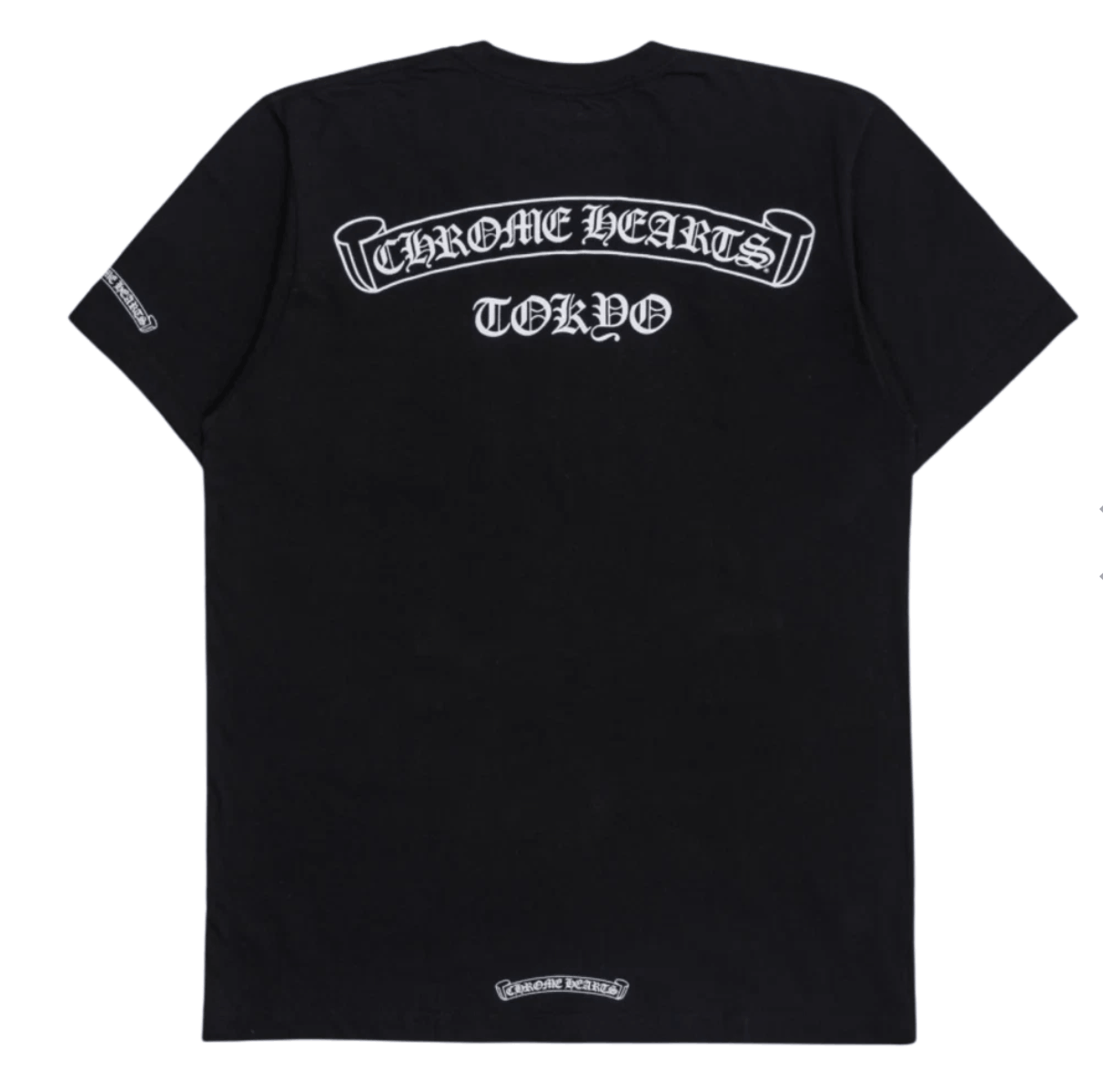 Chrome Hearts Scroll Logo T-Shirt Black - Tokyo Exclusive