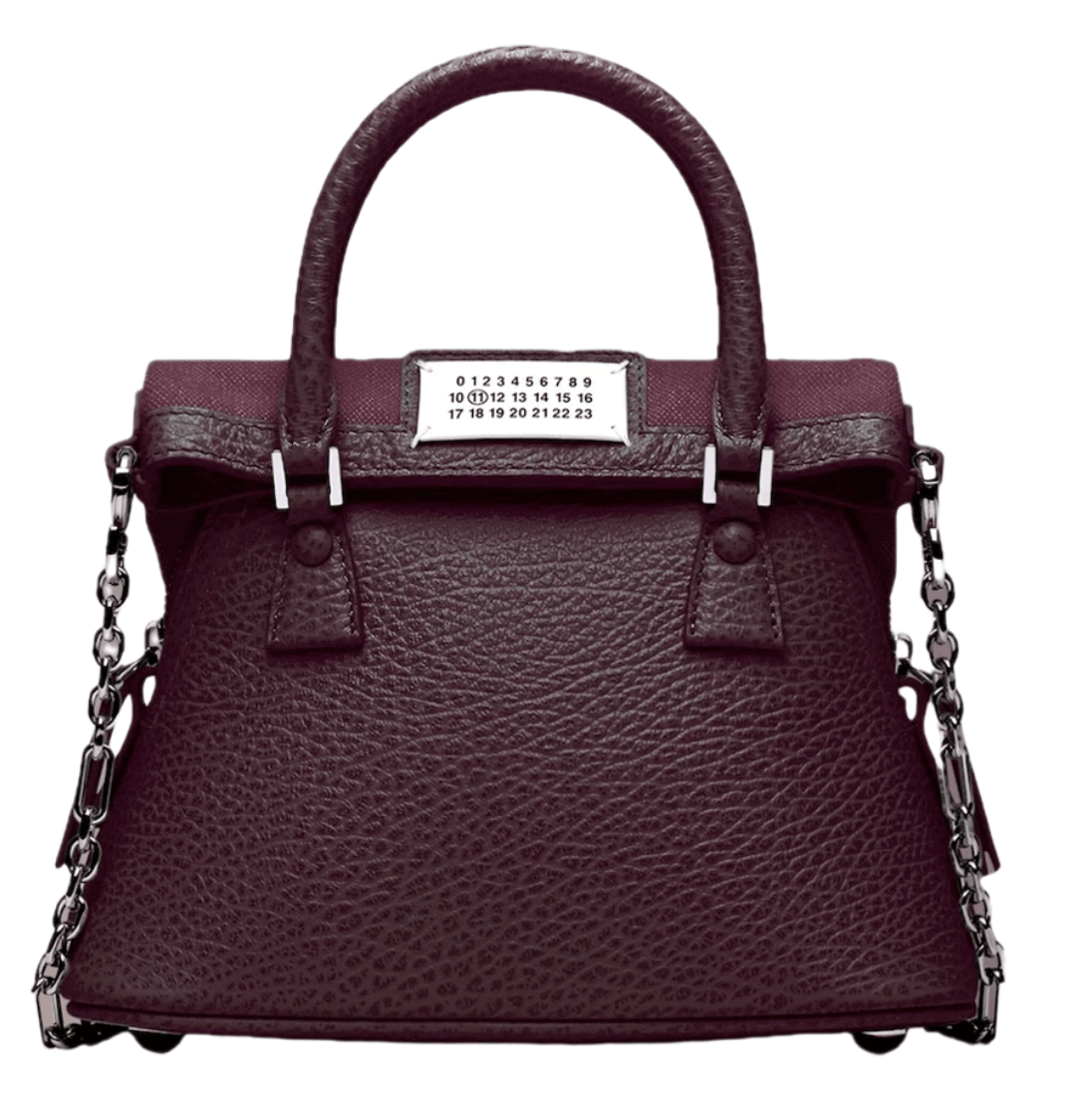 Maison Margiela 5AC Classique Micro Bag Merlot