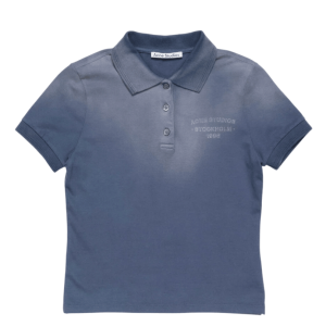 Sprayed polo t-shirt - Navy blue