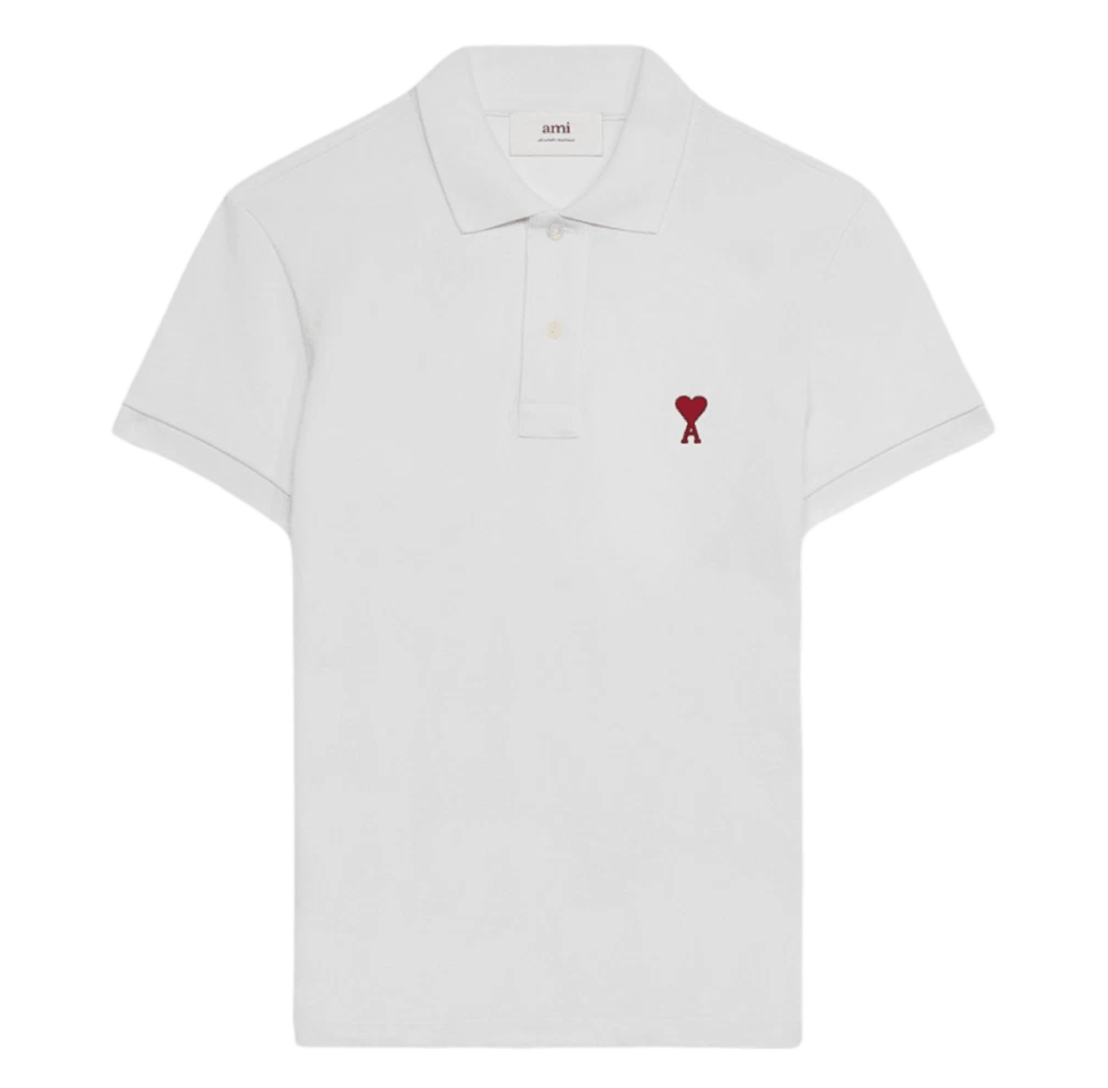 AMI de Coeur Polo Shirt White