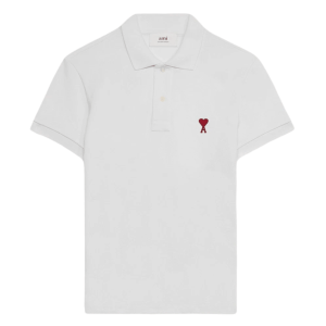 AMI de Coeur Polo Shirt White