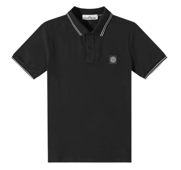 Stone Island 22S18 Polo Shirt Black