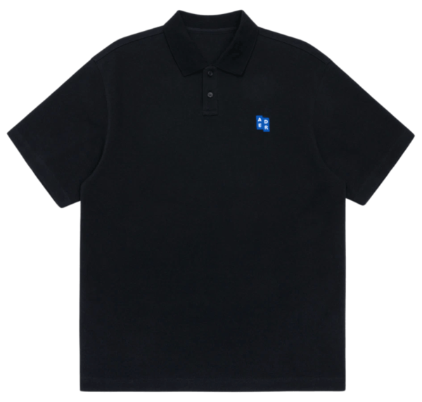 Ader Error Sig; TRS Tag Polo T-Shirt 01 Black